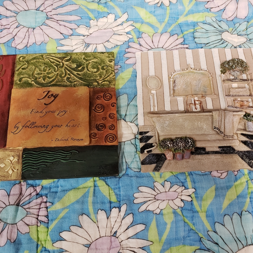 Resin Wall Plaques Bundle 2for1